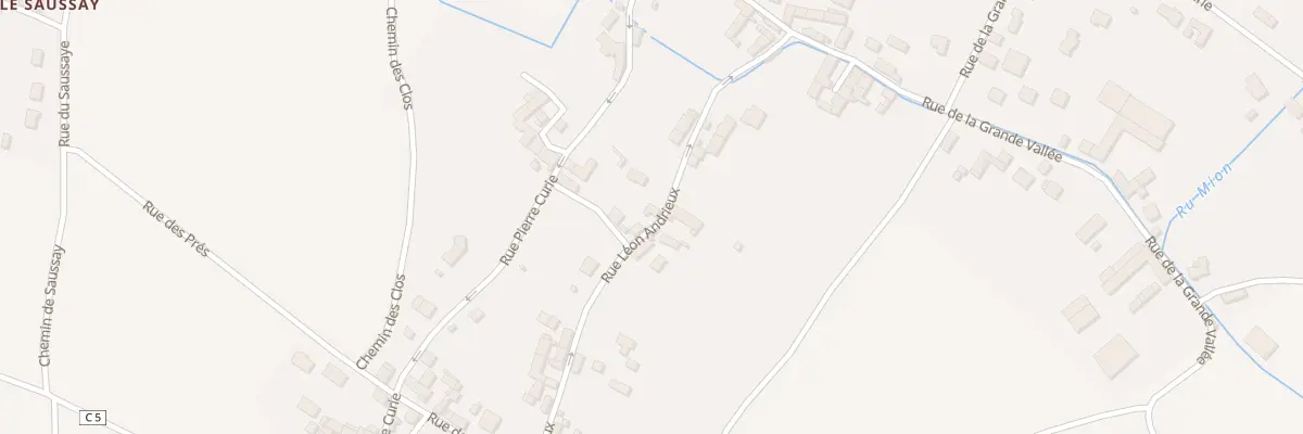 Plan du 9 Rue Leon Andrieux à Fontenay-Saint-Père