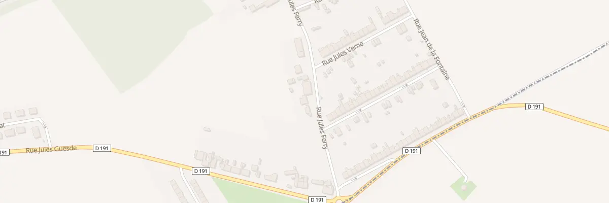 Plan du 30B Rue Jules Ferry à Rinxent