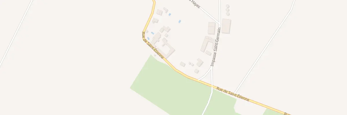 Plan du 4 Rue de Saint Etienne à Écrosnes