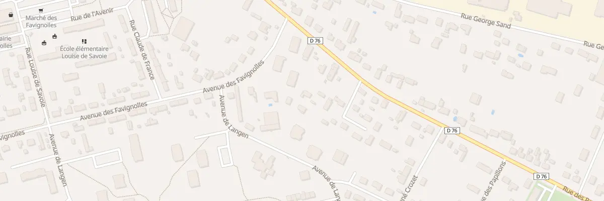 Plan du 54B Av des Favignolles à Romorantin-Lanthenay