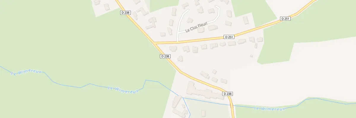 Plan du 604 Rte de Wierre-effroy à Belle-et-Houllefort