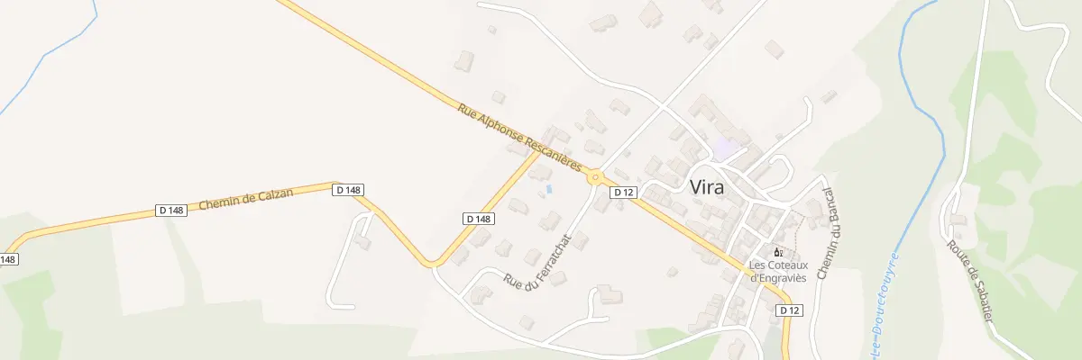 Plan du 1 Che de Calzan à Vira
