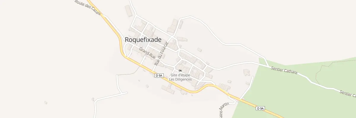 Plan du 96 Roquefixade à Roquefixade