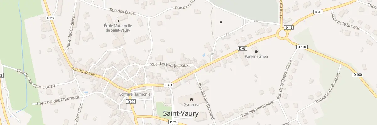 Plan du 10B Rue des Fourjadeaux à Saint-Vaury