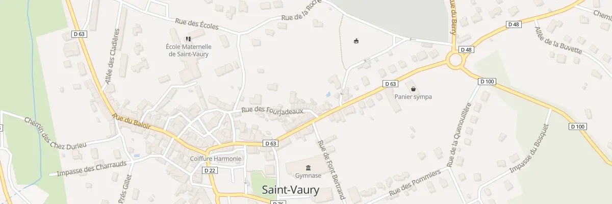 Plan du 10 Rue des Fourjadeaux à Saint-Vaury