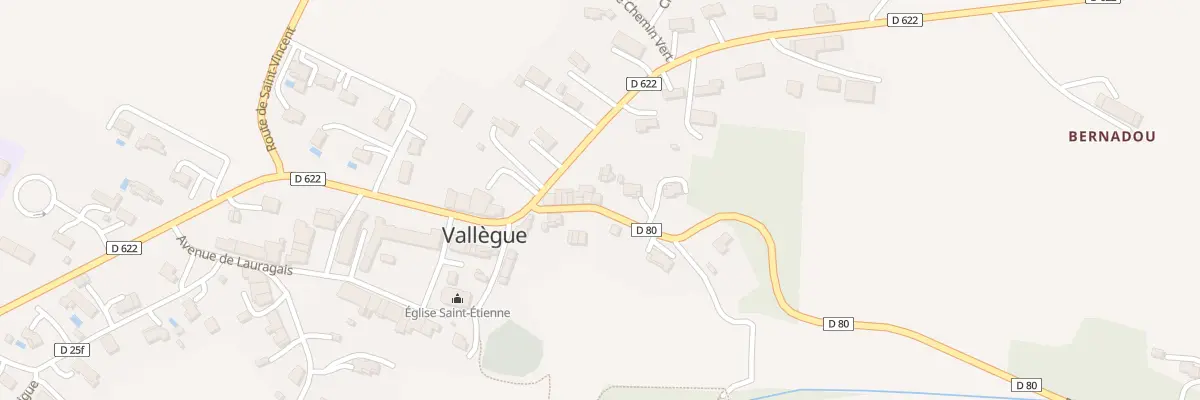 Plan du 11 Rte de Rieumajou à Vallègue