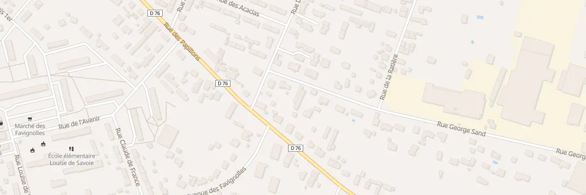 Plan du 39 Rue de la Ratière à Romorantin-Lanthenay