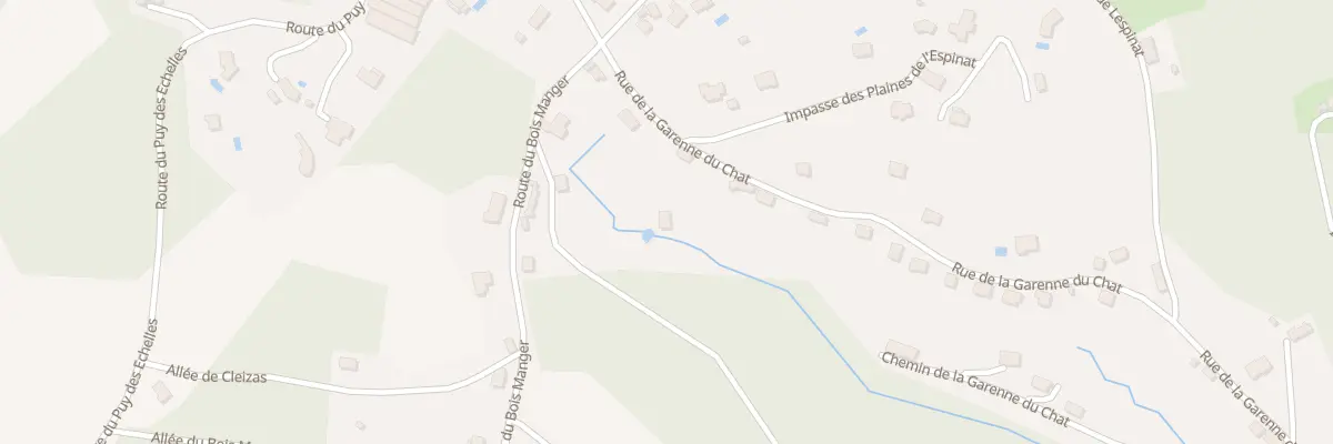 Plan du 51 Rue de la Garenne du Chat à Tulle