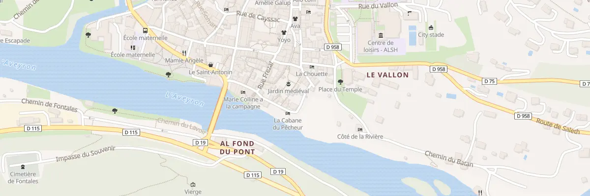 Plan du 7 Rue des Bouygues à Saint-Antonin-Noble-Val