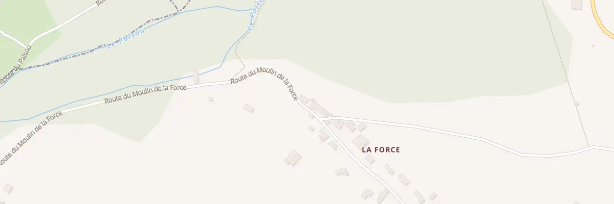 Plan du 468 Rte du Moulin de la Force à Bilhac