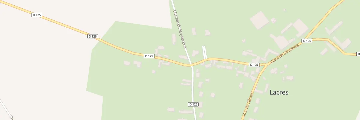Plan du 190 Rue de Sequieres à Lacres