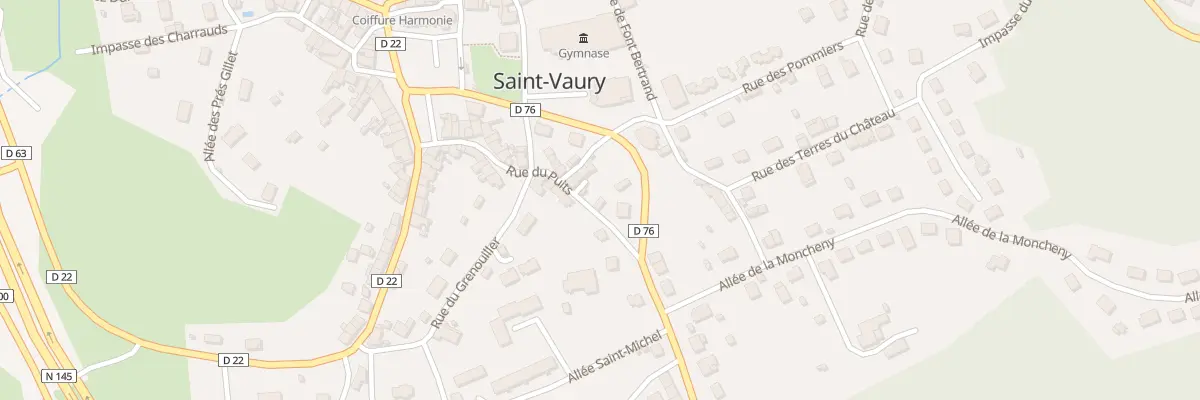 Plan du 27 Rue du Puits à Saint-Vaury