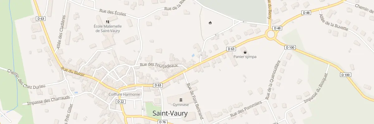 Plan du 4 Rue des Fourjadeaux à Saint-Vaury