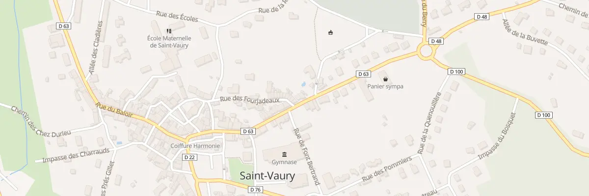 Plan du 2 Rue des Fourjadeaux à Saint-Vaury