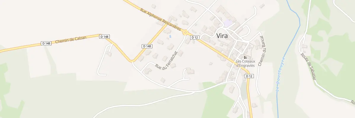 Plan du 7 Rue du Ferratchat à Vira