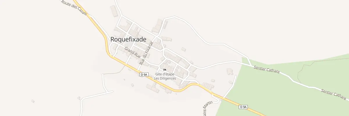 Plan du 36 Roquefixade à Roquefixade