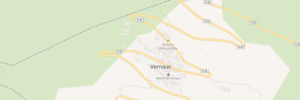 Plan du 38 Village de Vernaux à Vernaux