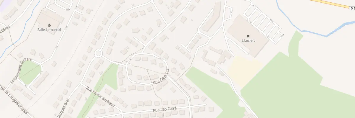 Plan du 400 Rue Edith Piaf à Samer