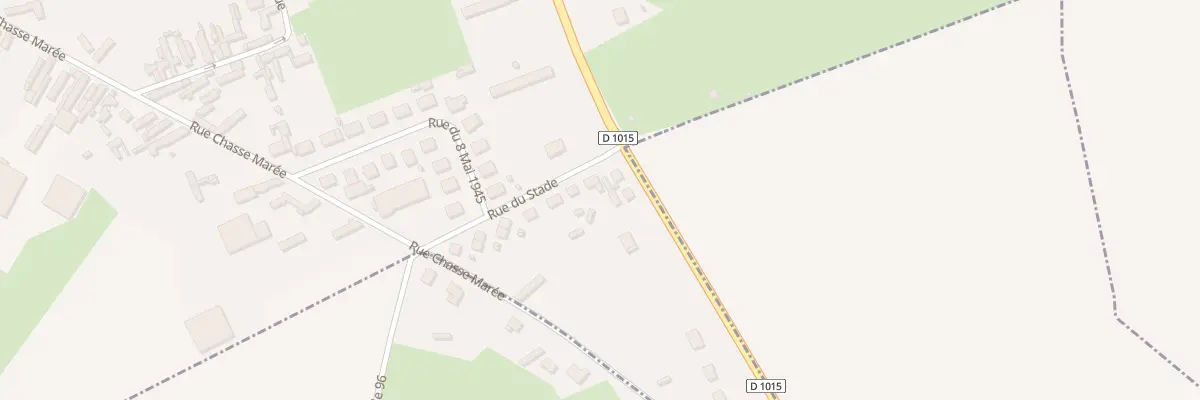 Plan du 2 Rue du Stade à Neuville-Coppegueule