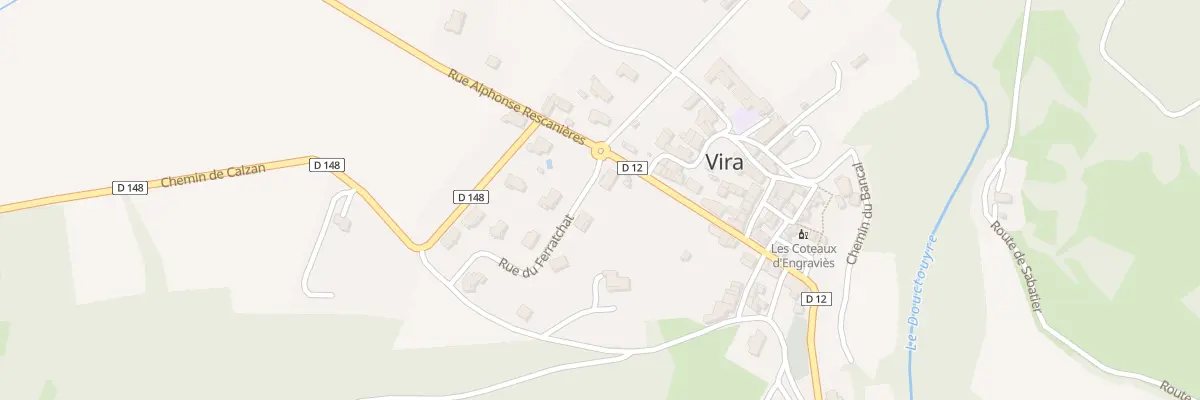 Plan du 3 Rue du Ferratchat à Vira