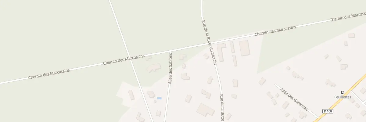 Plan du 8 All des Sablons à Poigny-la-Forêt