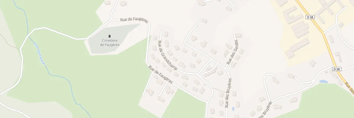 Plan du 6 Rue de Grandchamp à Naves