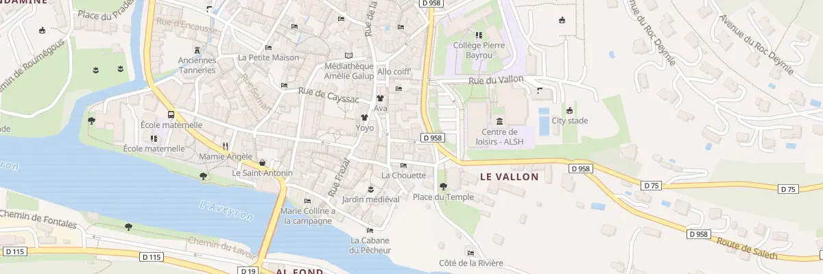 Plan du 5 Rue Porte des Carmes à Saint-Antonin-Noble-Val