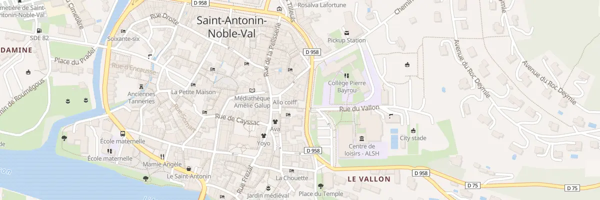 Plan du 10 Av du Doc Adrien Constans à Saint-Antonin-Noble-Val