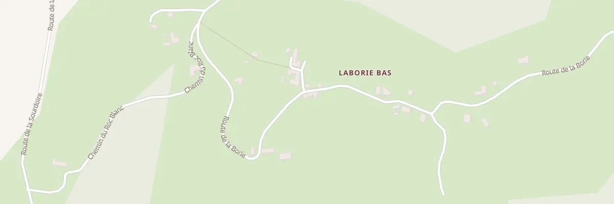 Plan du 5088A Laborie Bas à Curemonte