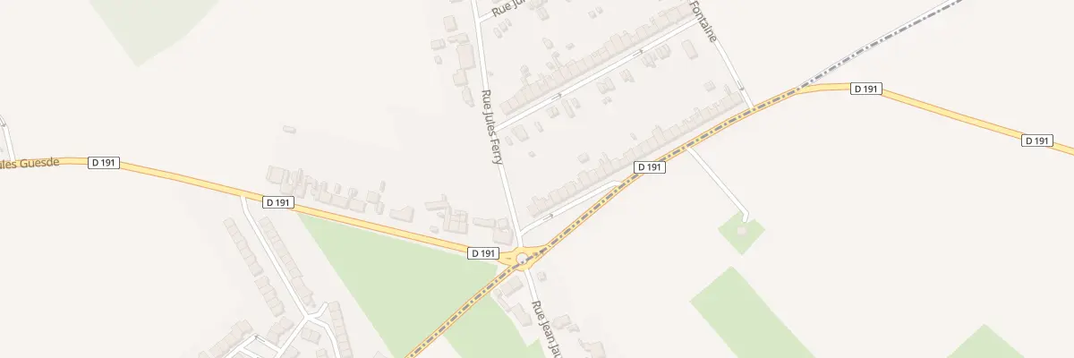 Plan du 5 Rue Alphonse Daudet à Rinxent