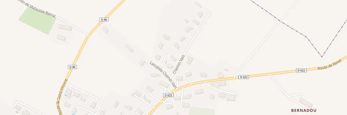 Plan du 4 Lot Laoujole à Vallègue