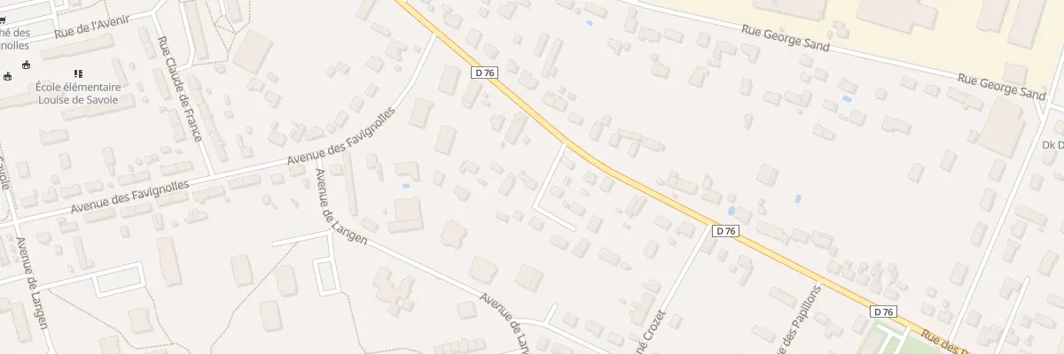 Plan du 61A Rue des Papillons à Romorantin-Lanthenay