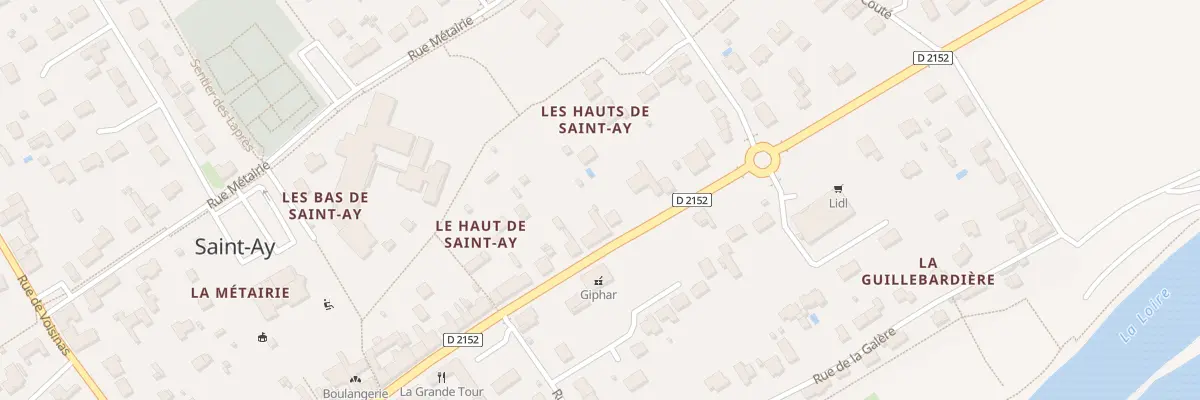 Plan du 40 Rte Nationale à Saint-Ay
