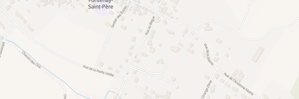 Plan du 18 Rue au Bègue à Fontenay-Saint-Père