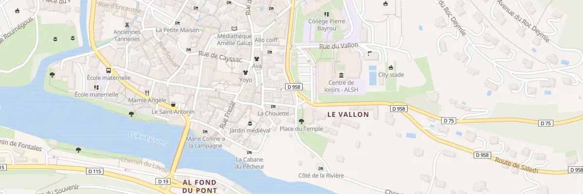 Plan du 3 Pl des Carmes à Saint-Antonin-Noble-Val