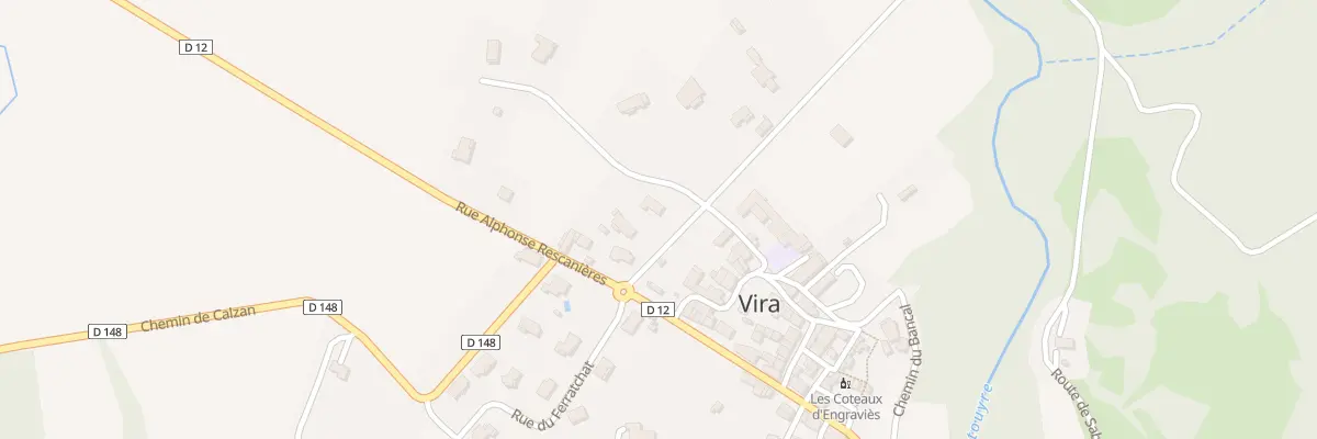 Plan du 5 Rte de la Riviere à Vira