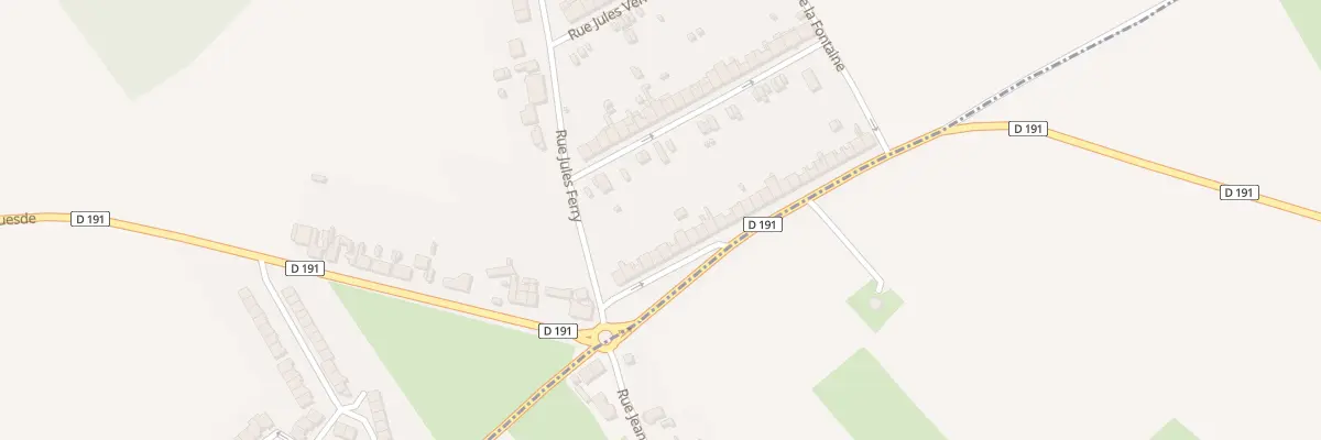 Plan du 13 Rue Alphonse Daudet à Rinxent