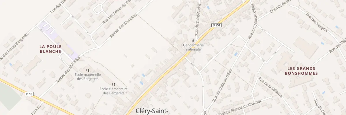Plan du 167 Rue du Mal Foch à Cléry-Saint-André