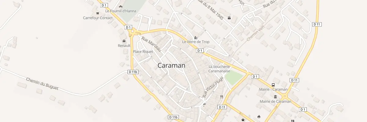 Plan du 3 Pl de la Liberté à Caraman