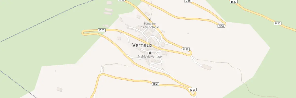 Plan du 21 Village de Vernaux à Vernaux