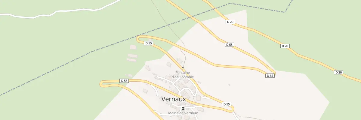 Plan du 15 Village de Vernaux à Vernaux