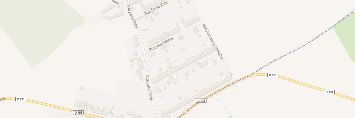 Plan du 21 Rue Victor Hugo à Rinxent