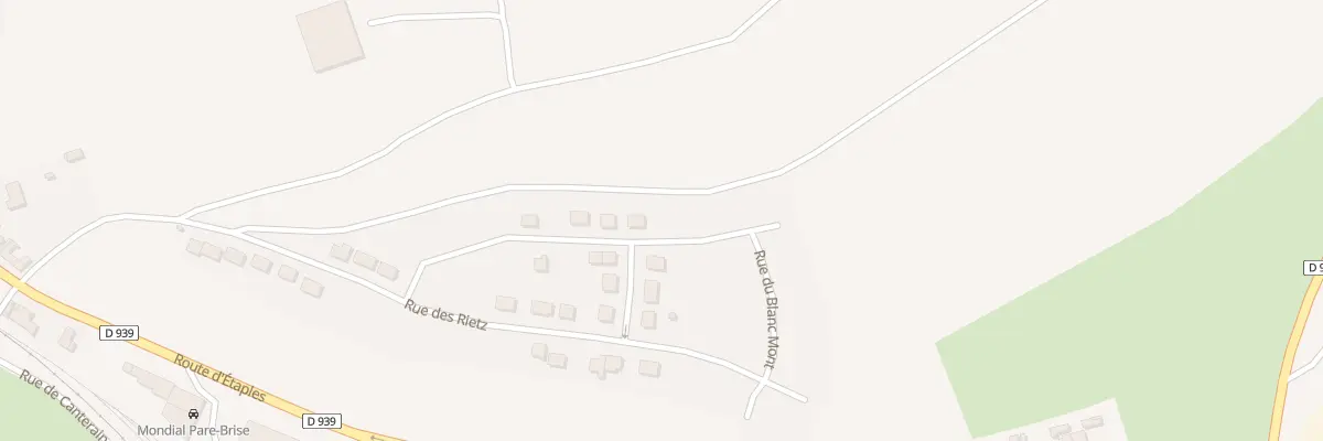 Plan du 20 Rue de la Bouteille Noire à Attin