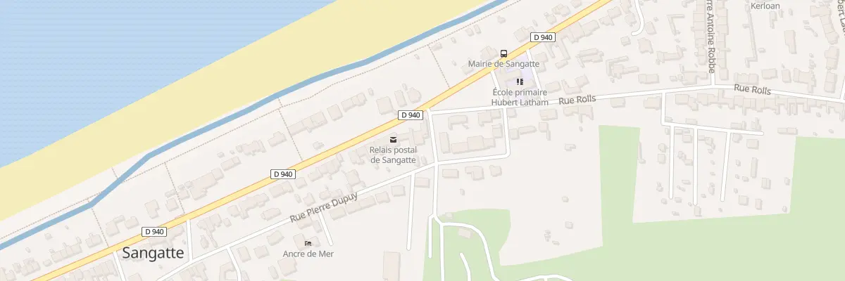 Plan du 1347 Route Départementale 940 à Sangatte