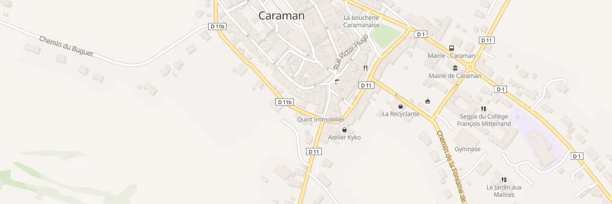 Plan du 2 Bd Galliéni à Caraman