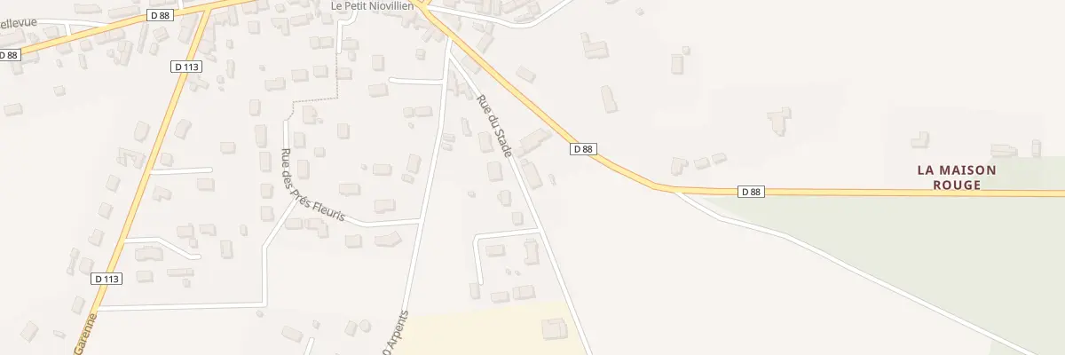 Plan du 3 Rue du Stade à Villeny