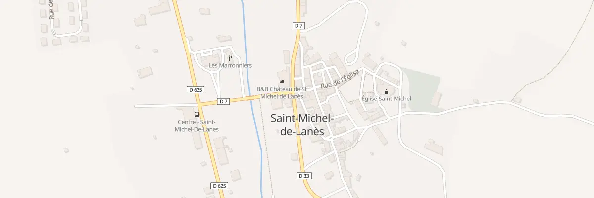 Plan du 14 Rte de Belflou à Saint-Michel-de-Lanès