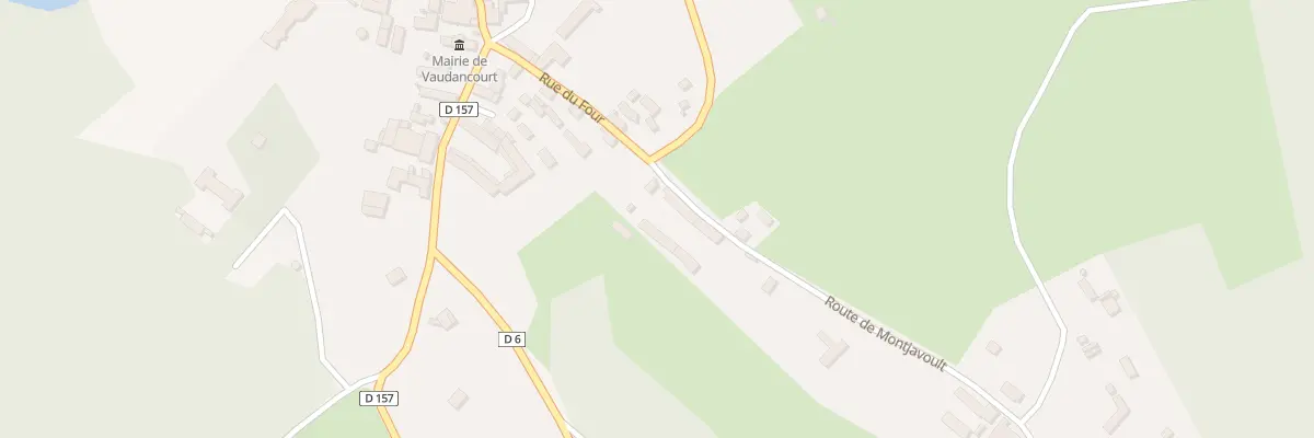 Plan du 2 Rte de Montjavoult à Vaudancourt