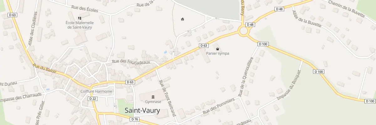 Plan du 42 Rue de la Marche à Saint-Vaury