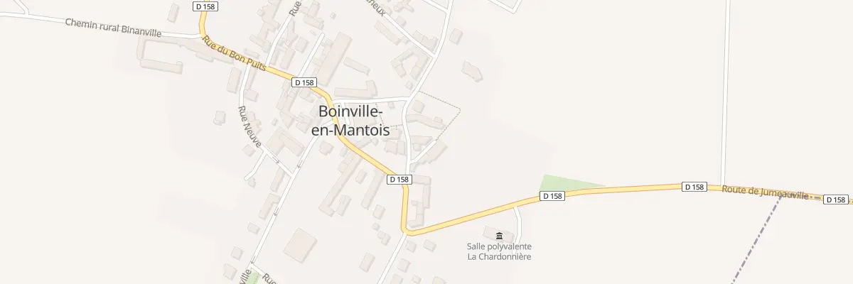 Plan du 4B Rue du Fossé à Boinville-en-Mantois